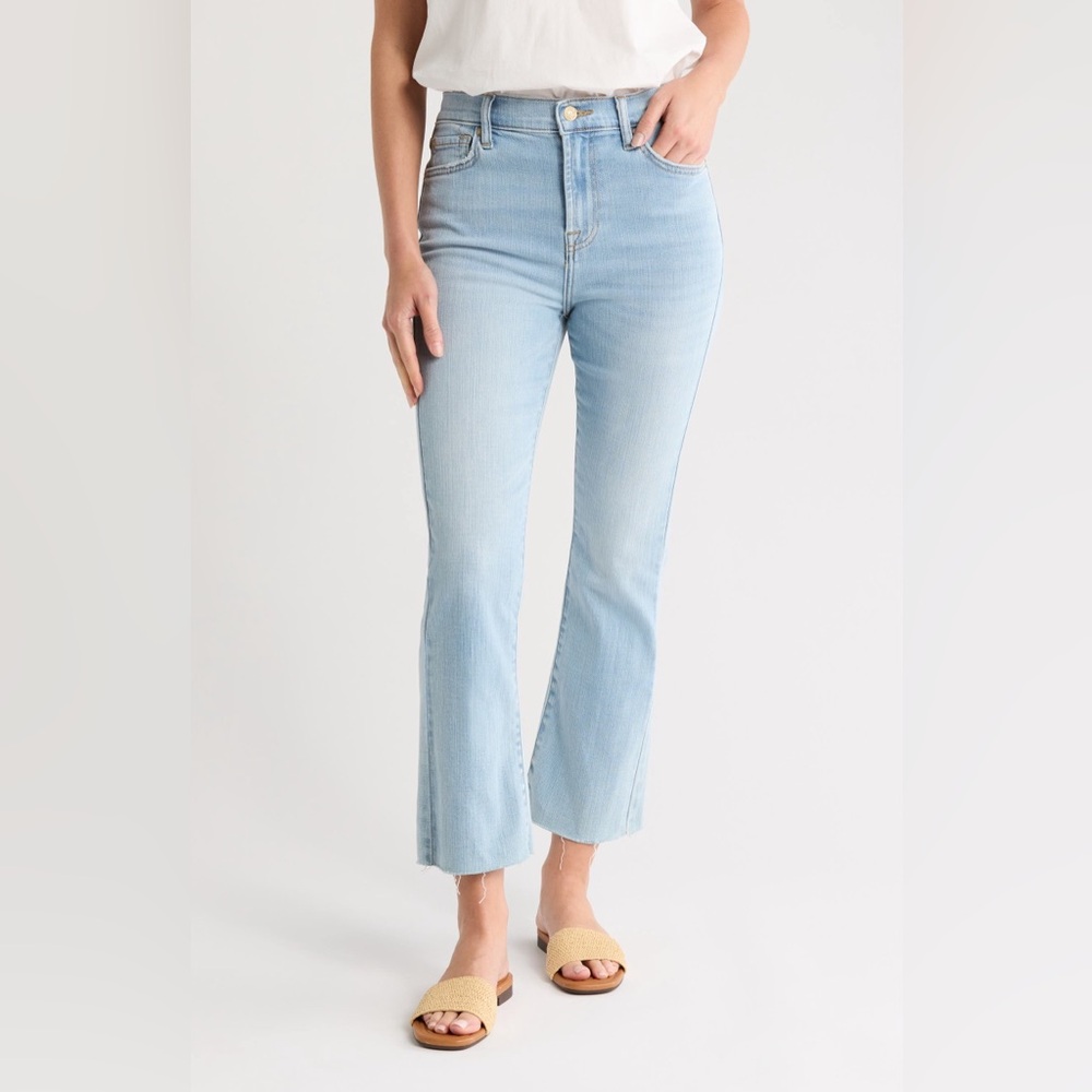 7 For All Mankind High Waist Slim Kick Jeans (29)